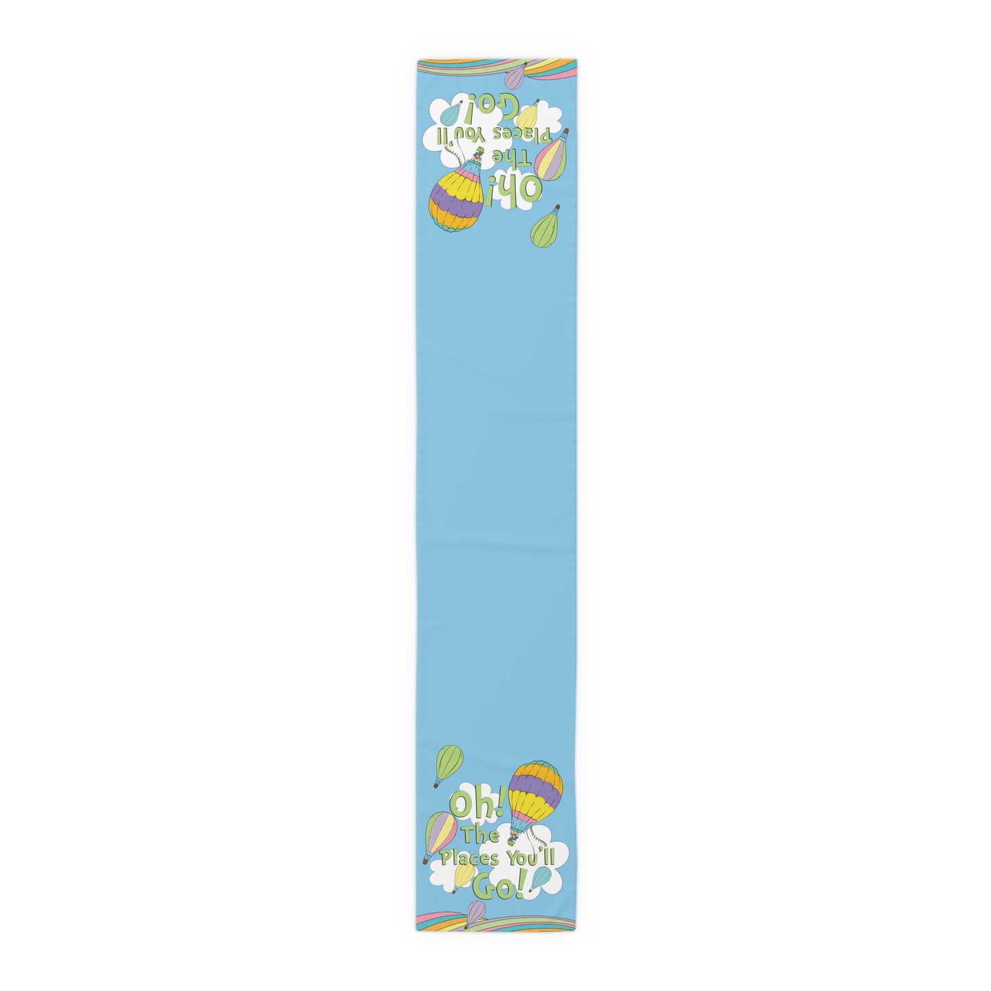Hot Air Balloon table runner | Hot Air Balloons | Pastel Colors | Graduation Decor | Baby Shower | Birthday