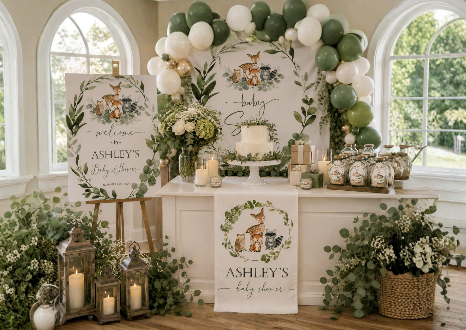 Woodland Baby Shower Collection