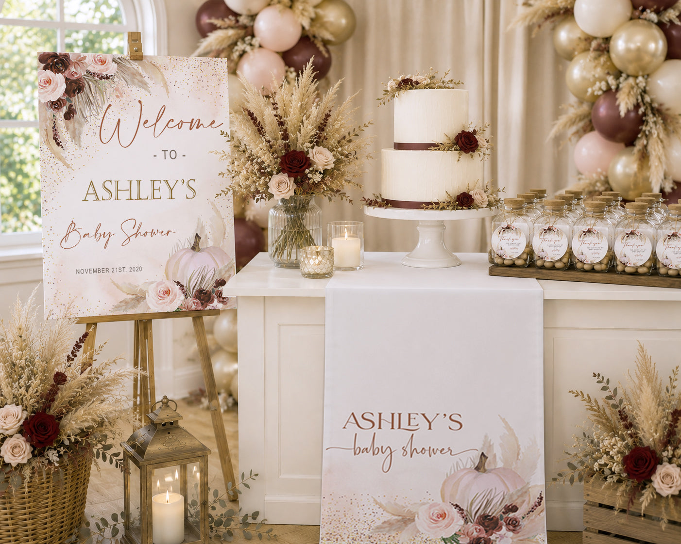 Boho Little Pumpkin Baby Shower Collection