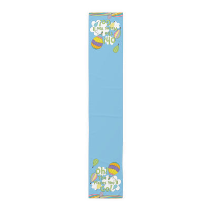 Hot Air Balloon table runner | Hot Air Balloons  | Pastel Colors | Graduation Decor | Baby Shower | Birthday
