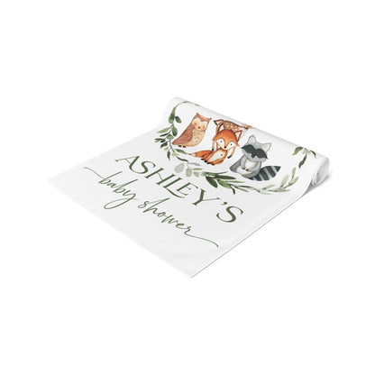 Personalized Woodland Table Runner – Cotton/Poly