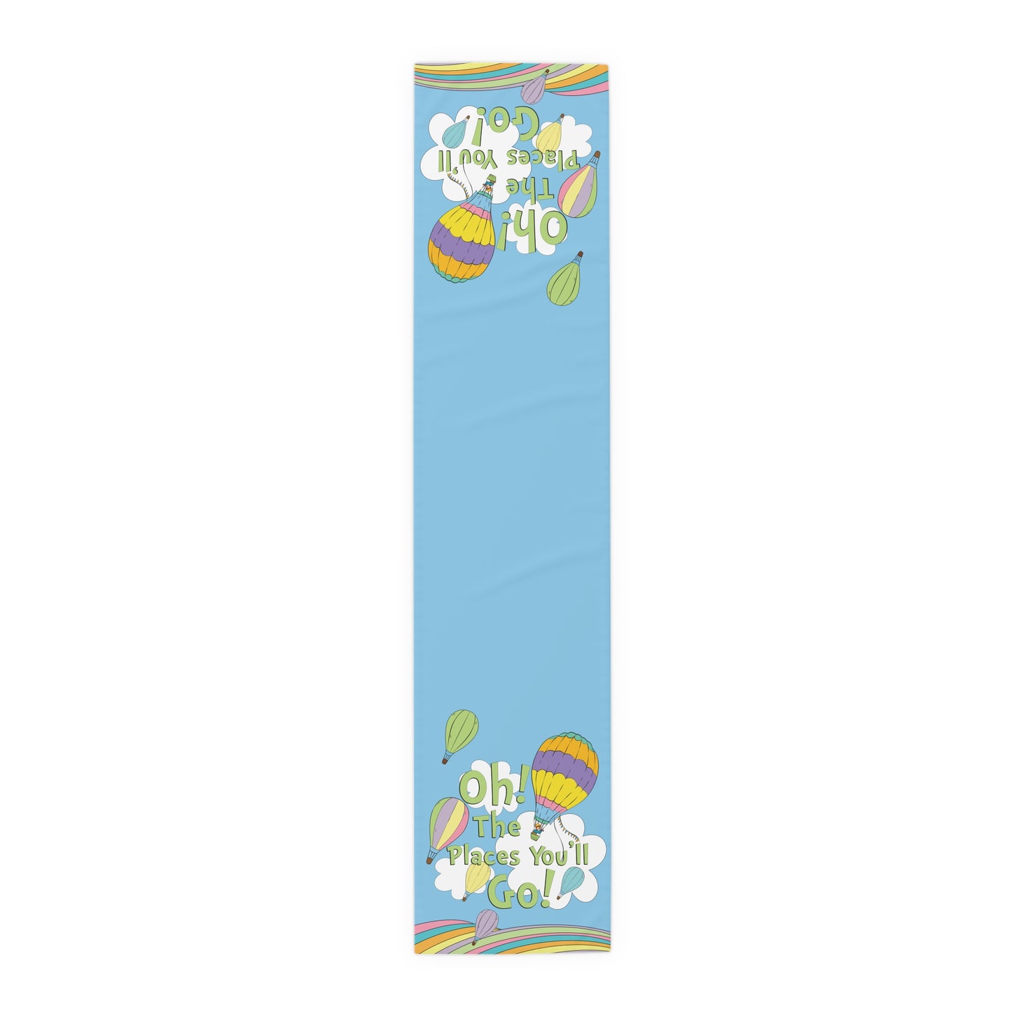Hot Air Balloon table runner | Hot Air Balloons  | Pastel Colors | Graduation Decor | Baby Shower | Birthday