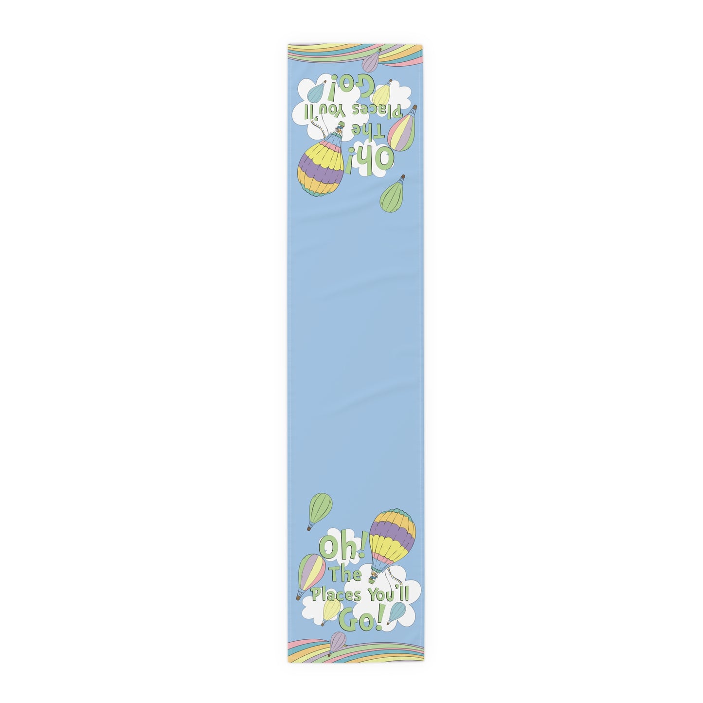 Hot Air Balloon table runner | Hot Air Balloons  | Pastel Colors | Graduation Decor | Baby Shower | Birthday