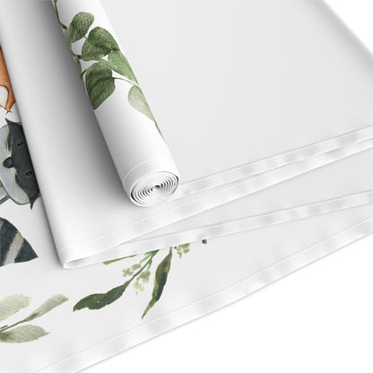 Personalized Woodland Table Runner – Cotton/Poly