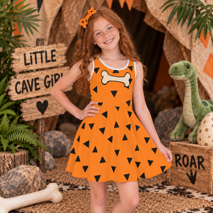 Prehistoric Dinosaur Girls' Dress | Caveman Party