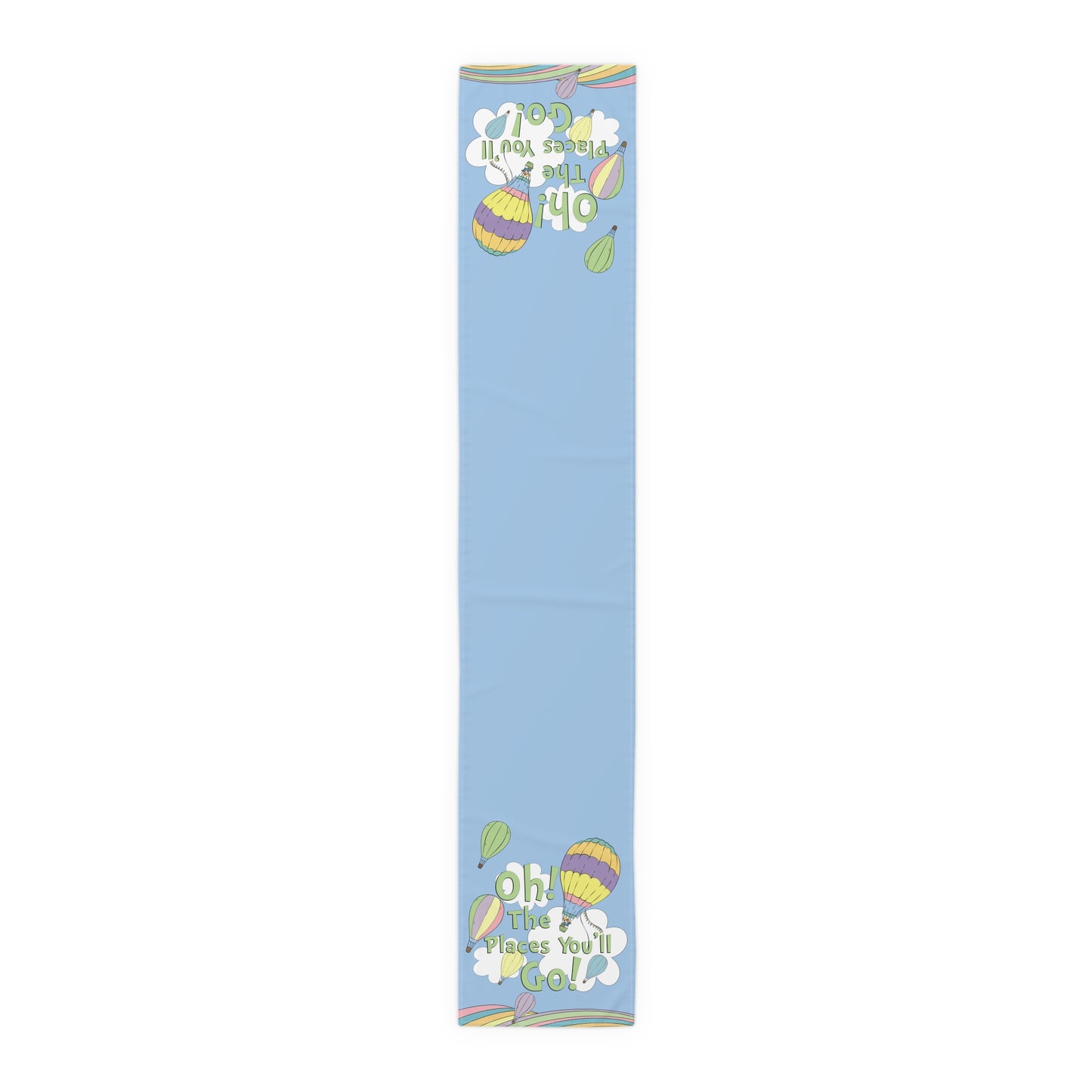 Hot Air Balloon table runner | Hot Air Balloons  | Pastel Colors | Graduation Decor | Baby Shower | Birthday