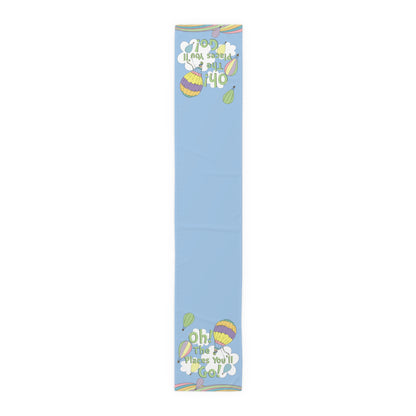 Hot Air Balloon table runner | Hot Air Balloons  | Pastel Colors | Graduation Decor | Baby Shower | Birthday