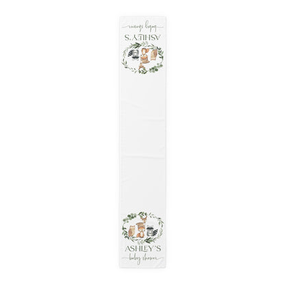 Personalized Woodland Table Runner – Cotton/Poly