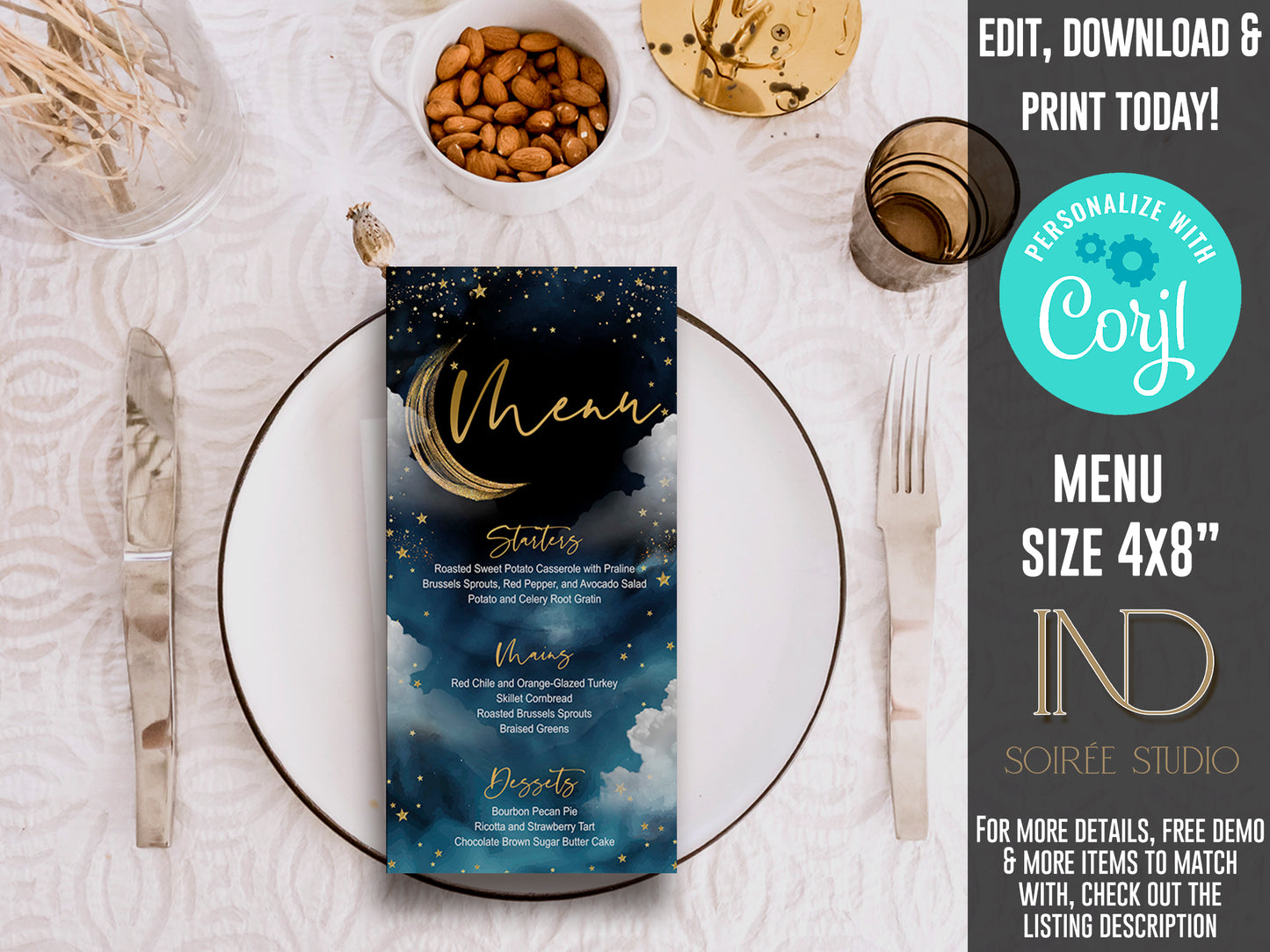 Twinkle Little Star Baby Shower Invitation Editable Template | Neutral Sky & Stars Galaxy Theme | Printable Instant Download