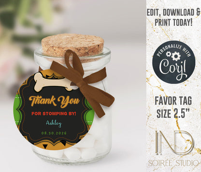 Prehistoric Caveman Birthday Invitation & Party Bundle | Stone Age Editable Printable Corjl Template | Instant Download
