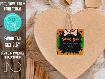 Prehistoric Caveman Birthday Invitation & Party Bundle | Stone Age Editable Printable Corjl Template | Instant Download
