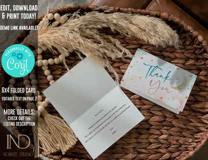 Twinkle Little Star Gender Reveal Game Bundle | Printable Baby Shower Voting Board, Invitation & Party Decor | Instant Download