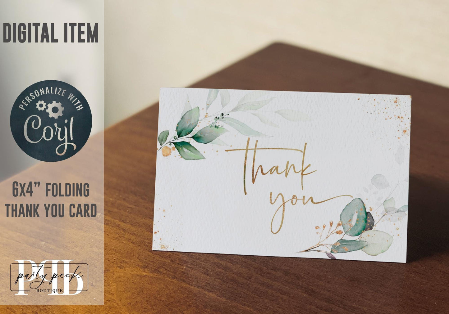 Editable 50th Wedding Anniversary Invitation Bundle, Greenery Gold Template Set, RSVP, Seating Chart, Menu, Signs, Place Cards, Corjl